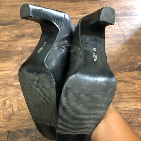 Harley Davidson Black Leather Booties Sz. 7.5 - Picture 5 of 7